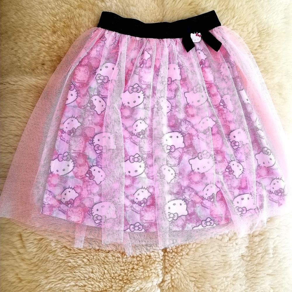 Hello Kitty Girls Skirt Sz S/Small